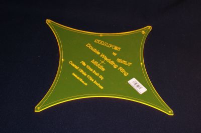 A WEDDING RING CENTRE PIECE